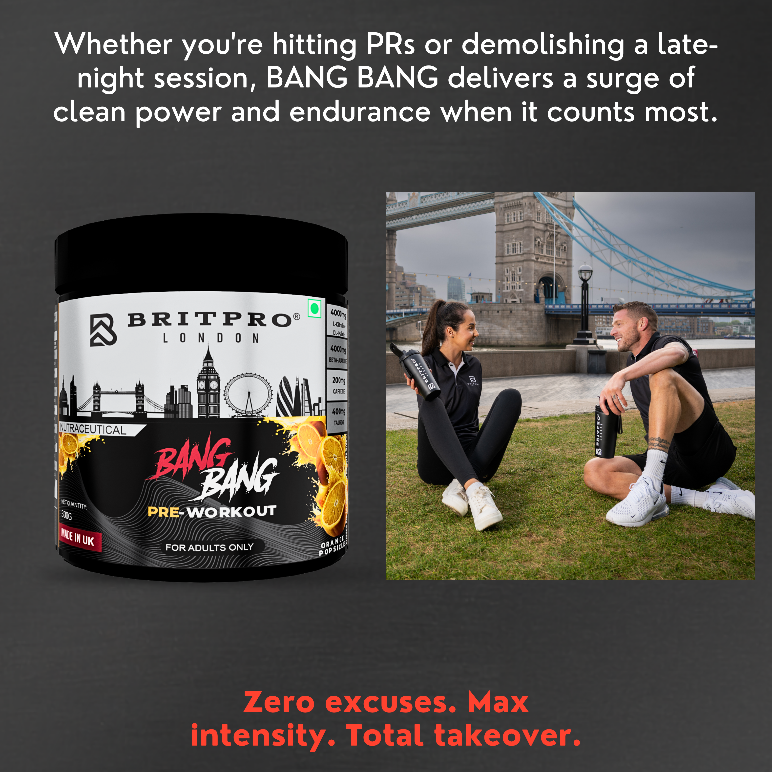 BRITPRO London® BANG BANG Pre-Workout