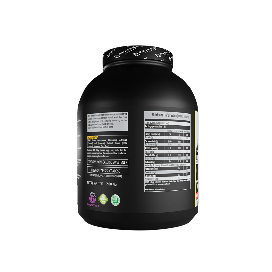 BRITPRO London BRIT Whey 2KG
