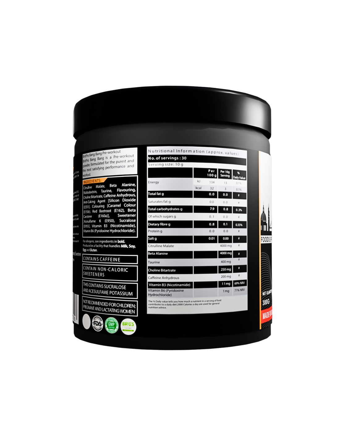 BRITPRO London® BANG BANG Pre-Workout