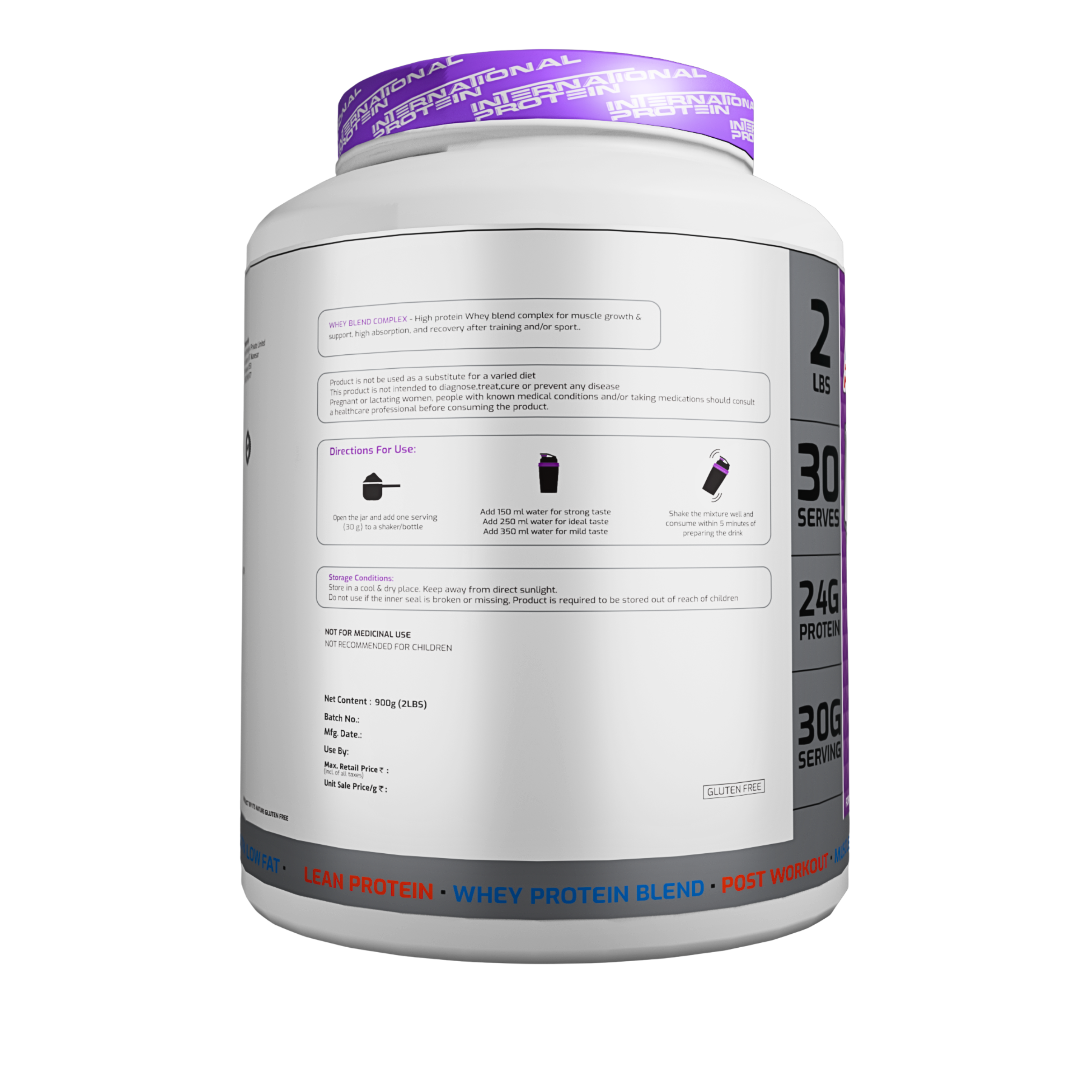 International protein prime whey 2lbs