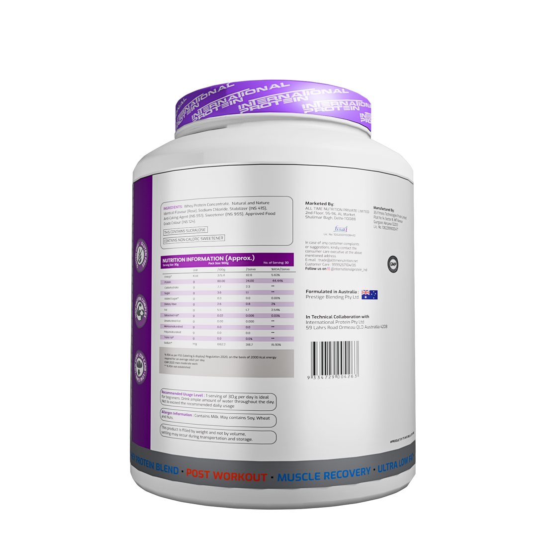 International protein prime whey 2lbs