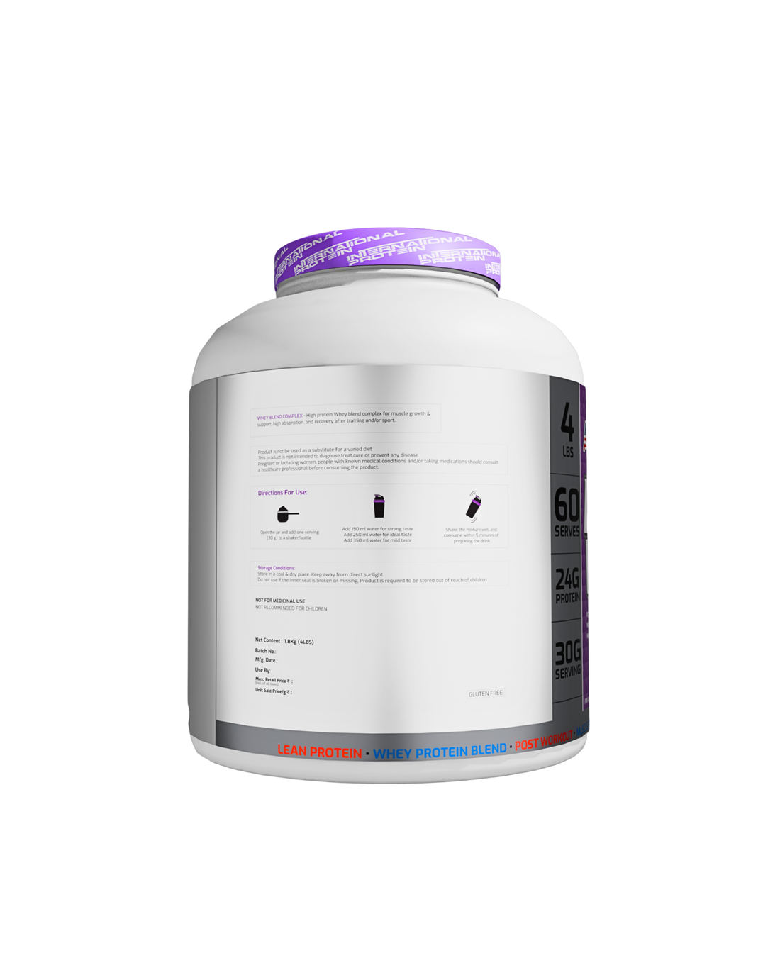International protein prime whey 4lbs India