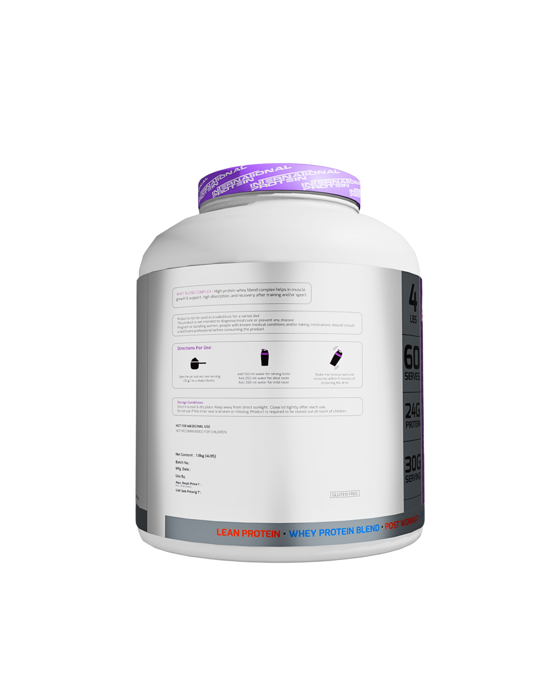 International protein prime whey 4lbs India