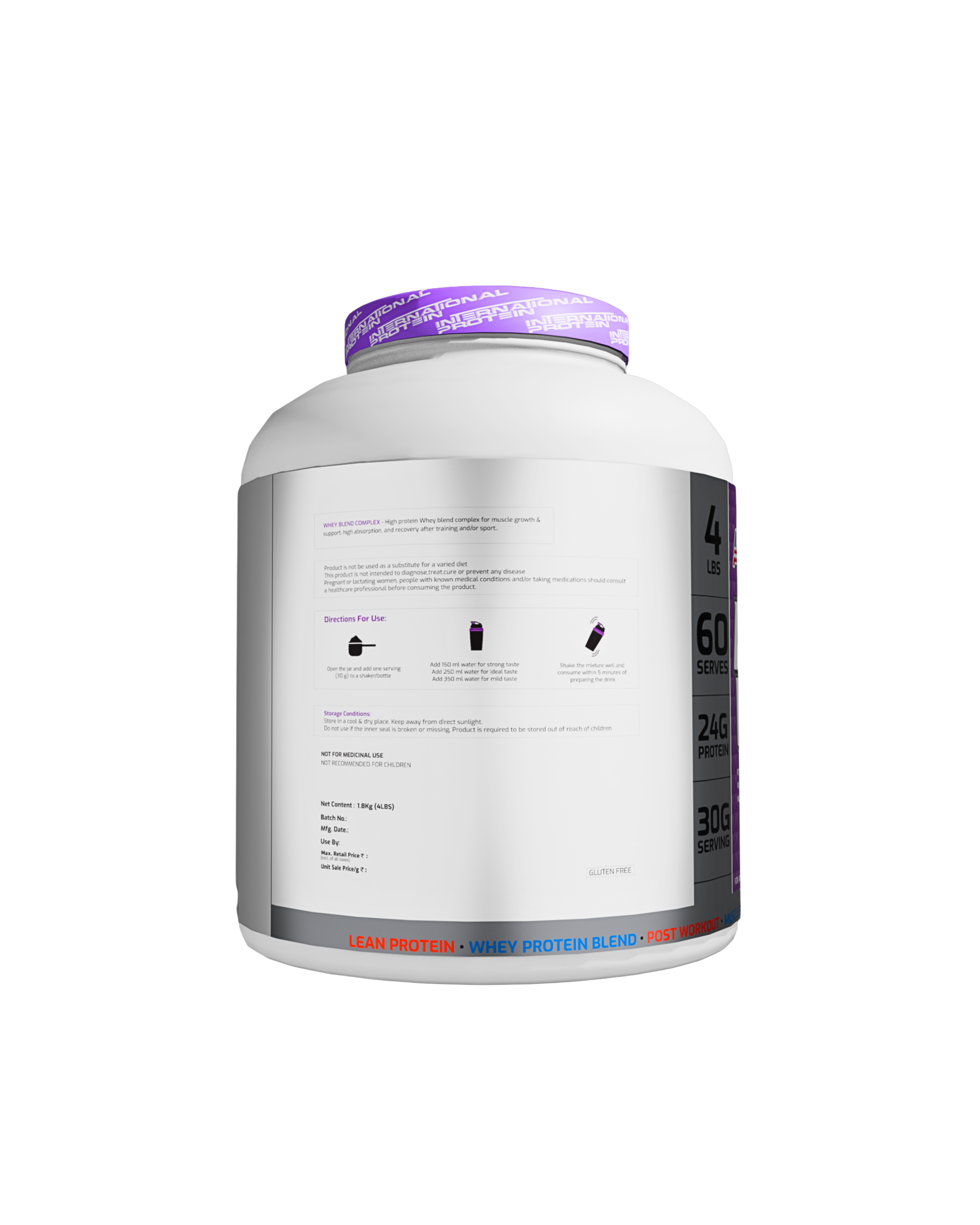 International protein prime whey 4lbs India