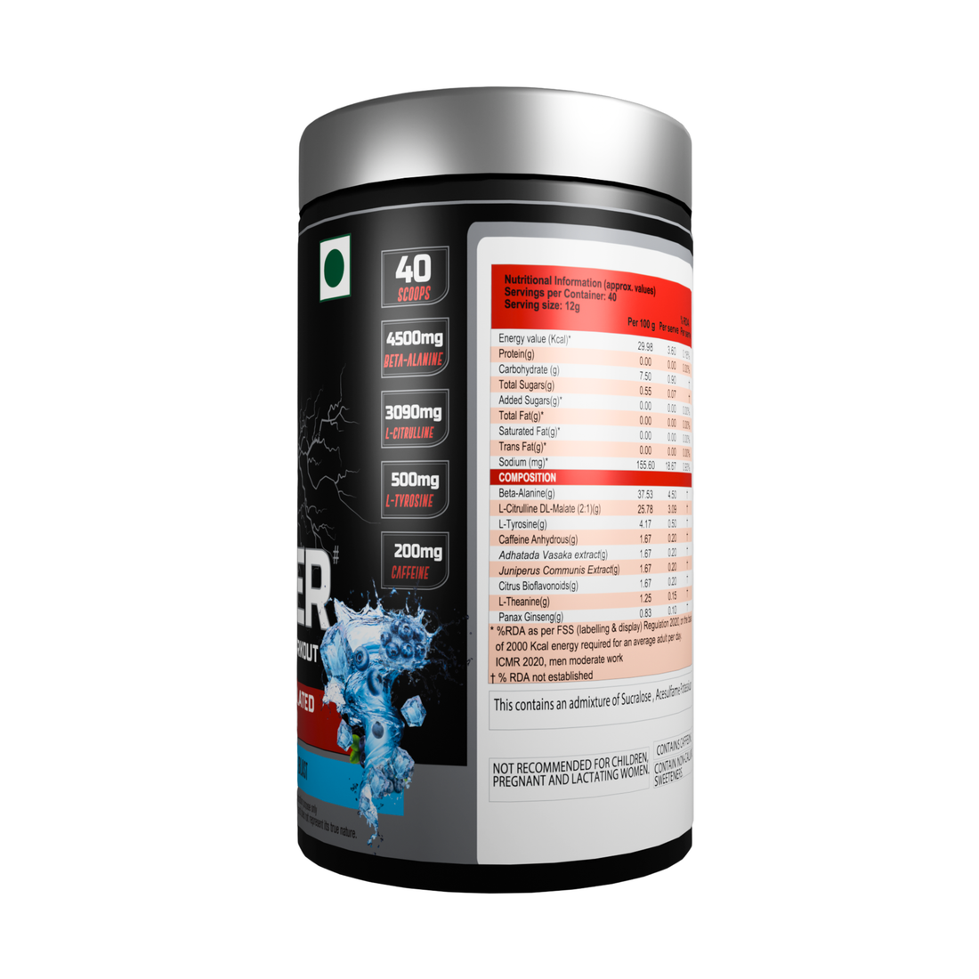 International Protein War Hammer 480g – Pre-Workout
