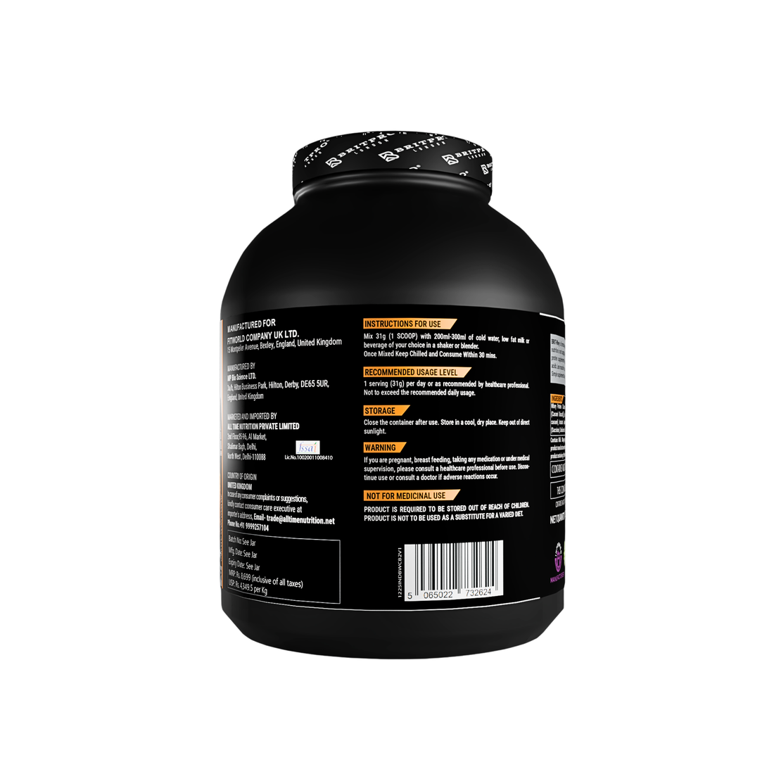 BRITPRO London BRIT Whey 2KG