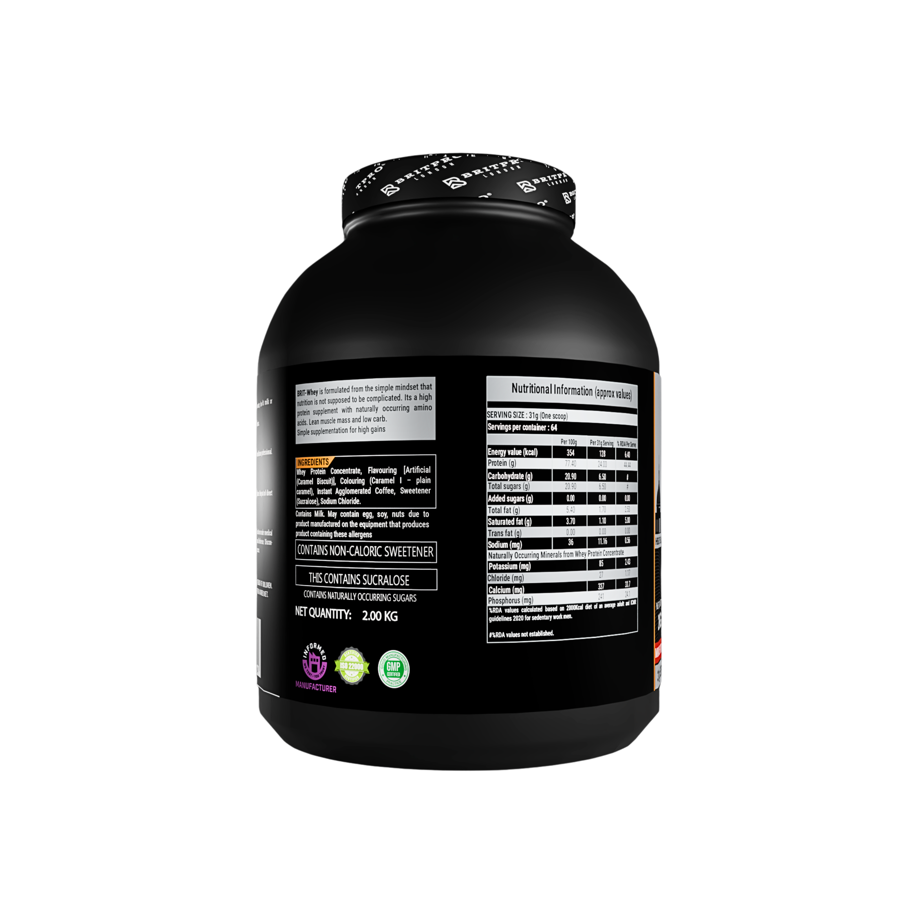 BRITPRO London BRIT Whey 2KG