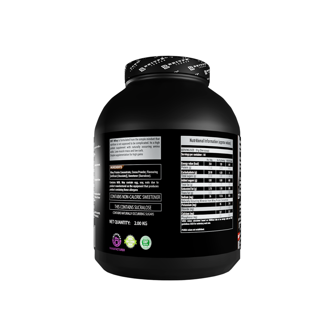BRITPRO London BRIT Whey 2KG