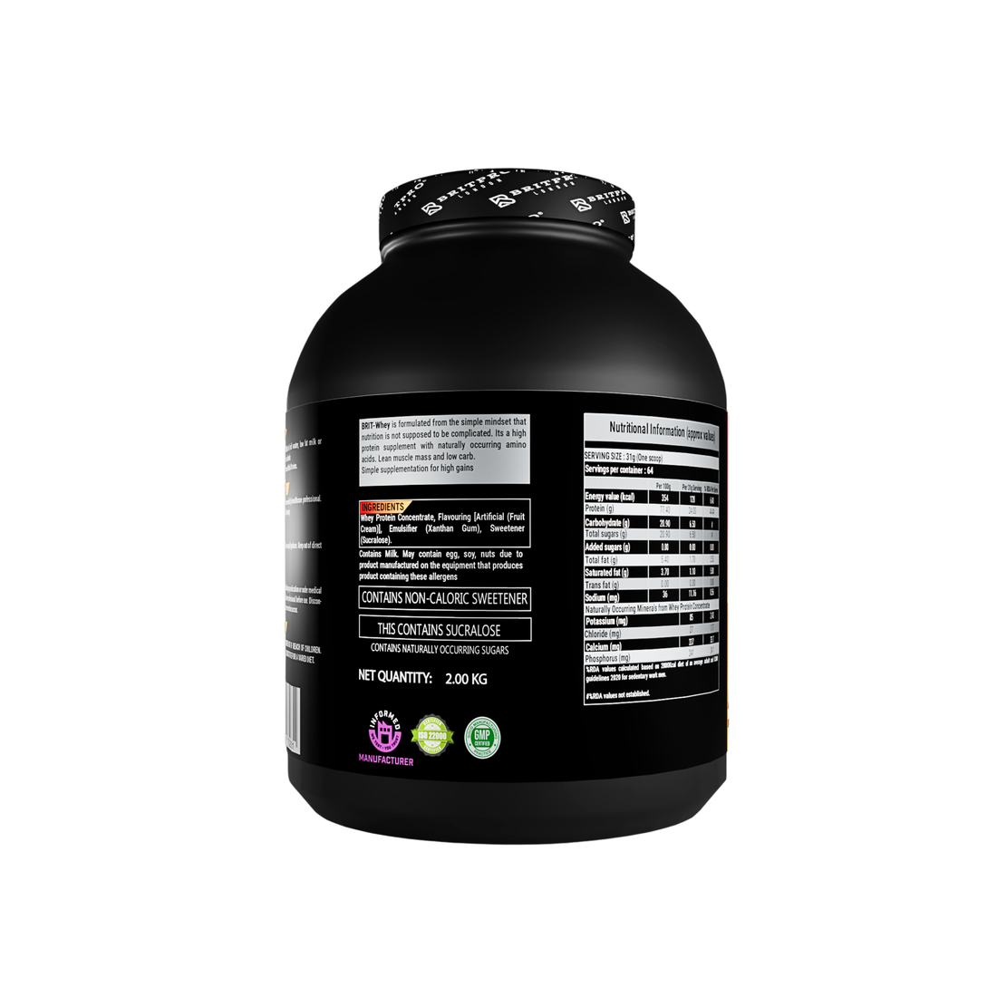 BRITPRO London BRIT Whey 2KG