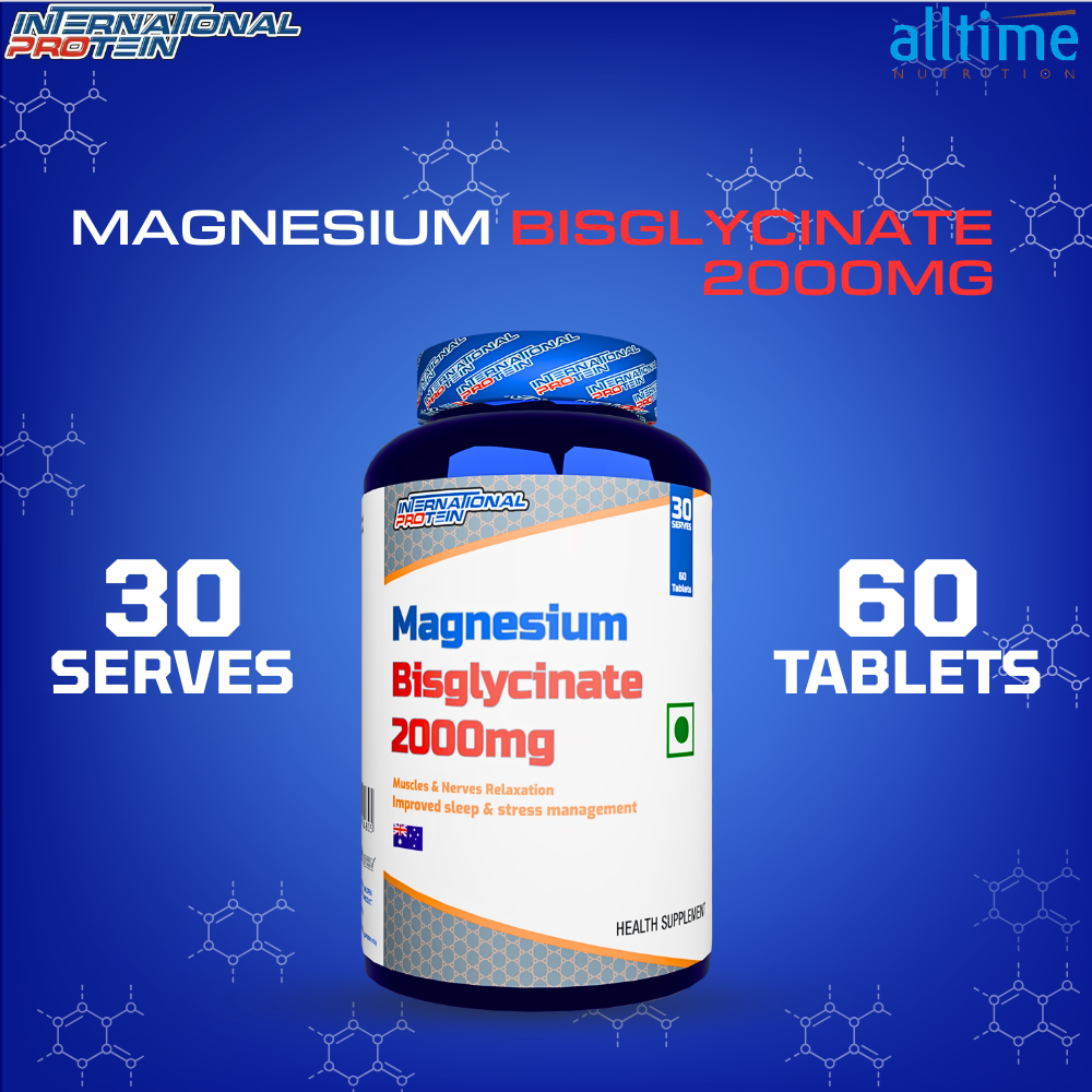 International Protein Magnesium Bisglycinate 2000mg – All Time Nutrition